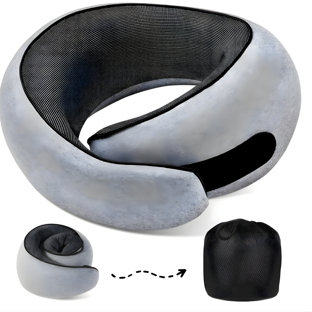 Neck Pillow for Travel with Memory Foam Comfort