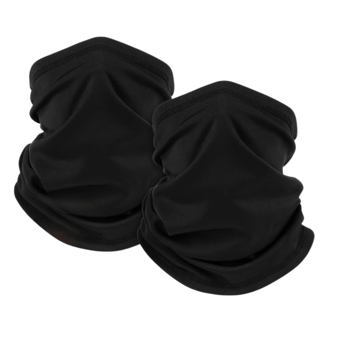 Fleece Neck Gaiter Set of 2 for Winter Sports and Outdoor Adventures