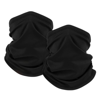 Fleece Neck Gaiter Set of 2 for Winter Sports and Outdoor Adventures