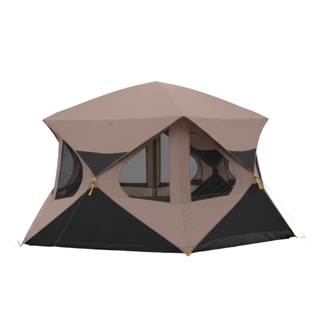 Quick Setup 2-Person Camping Tent with Rain Cover