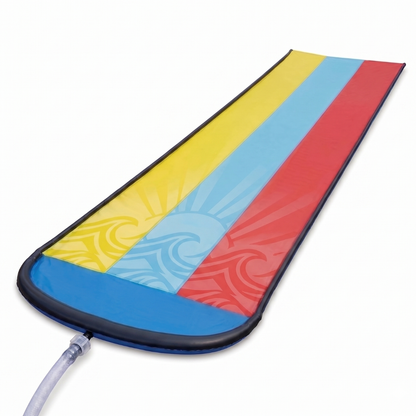 20-Foot Backyard Water Slide with Triple Lanes and 3 Bodyboards