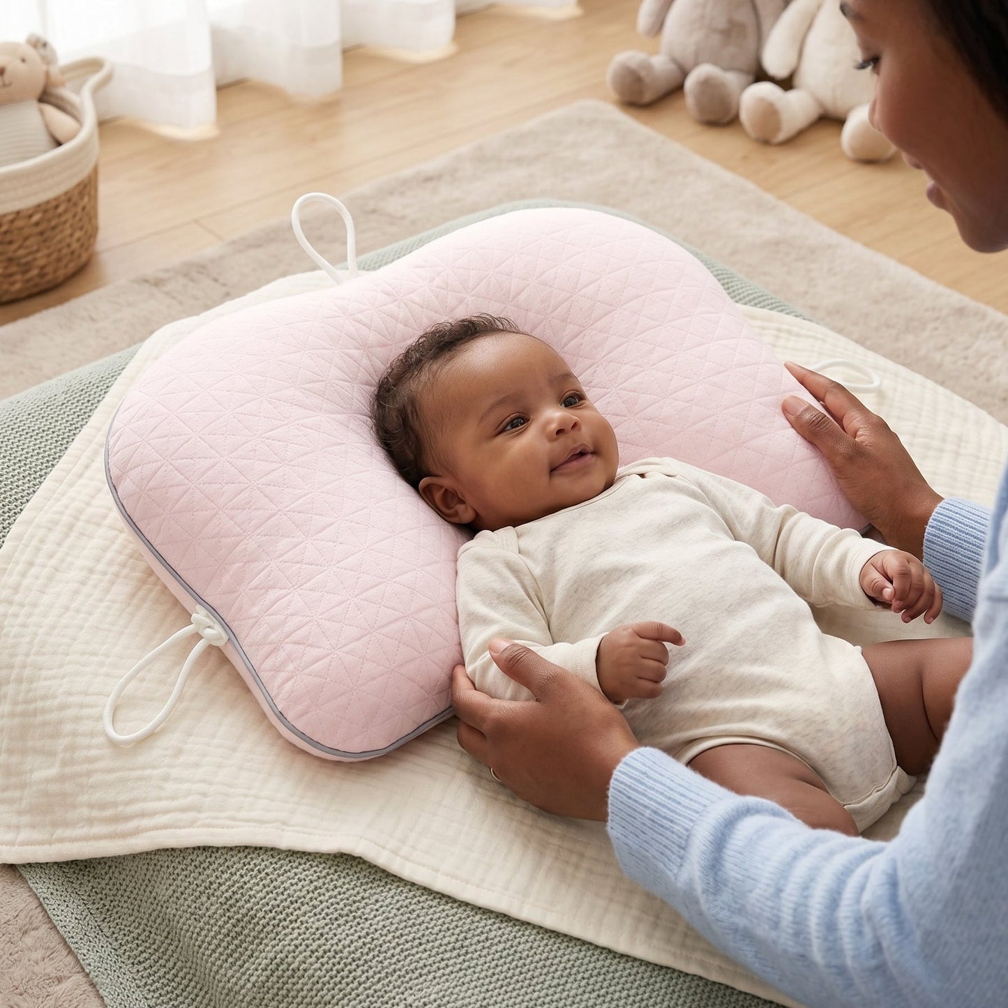 Support Pillow for Infants - Twinkling Star Design