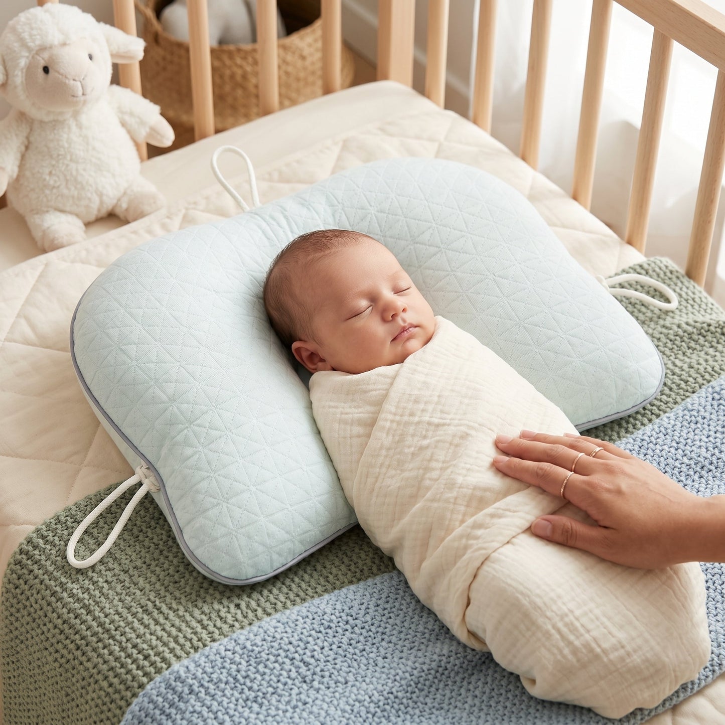Support Pillow for Infants - Twinkling Star Design