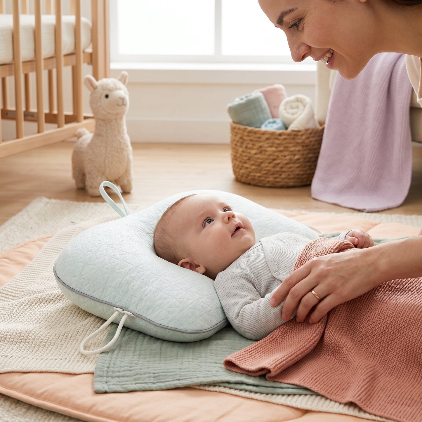 Support Pillow for Infants - Twinkling Star Design