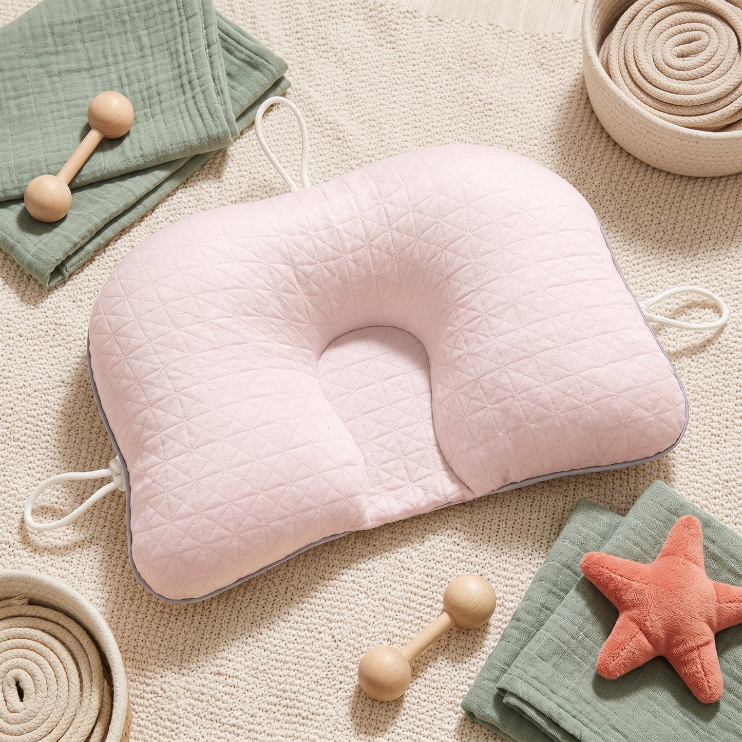Support Pillow for Infants - Twinkling Star Design