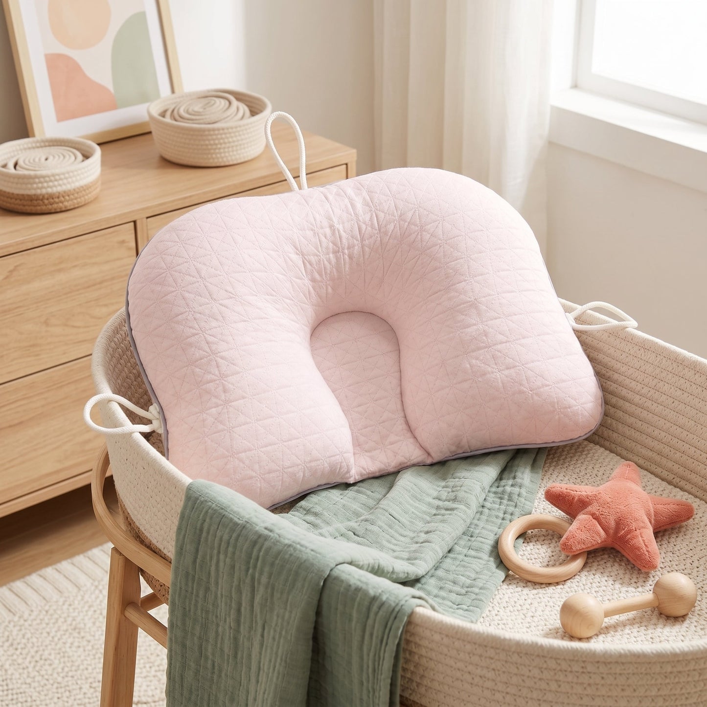 Support Pillow for Infants - Twinkling Star Design