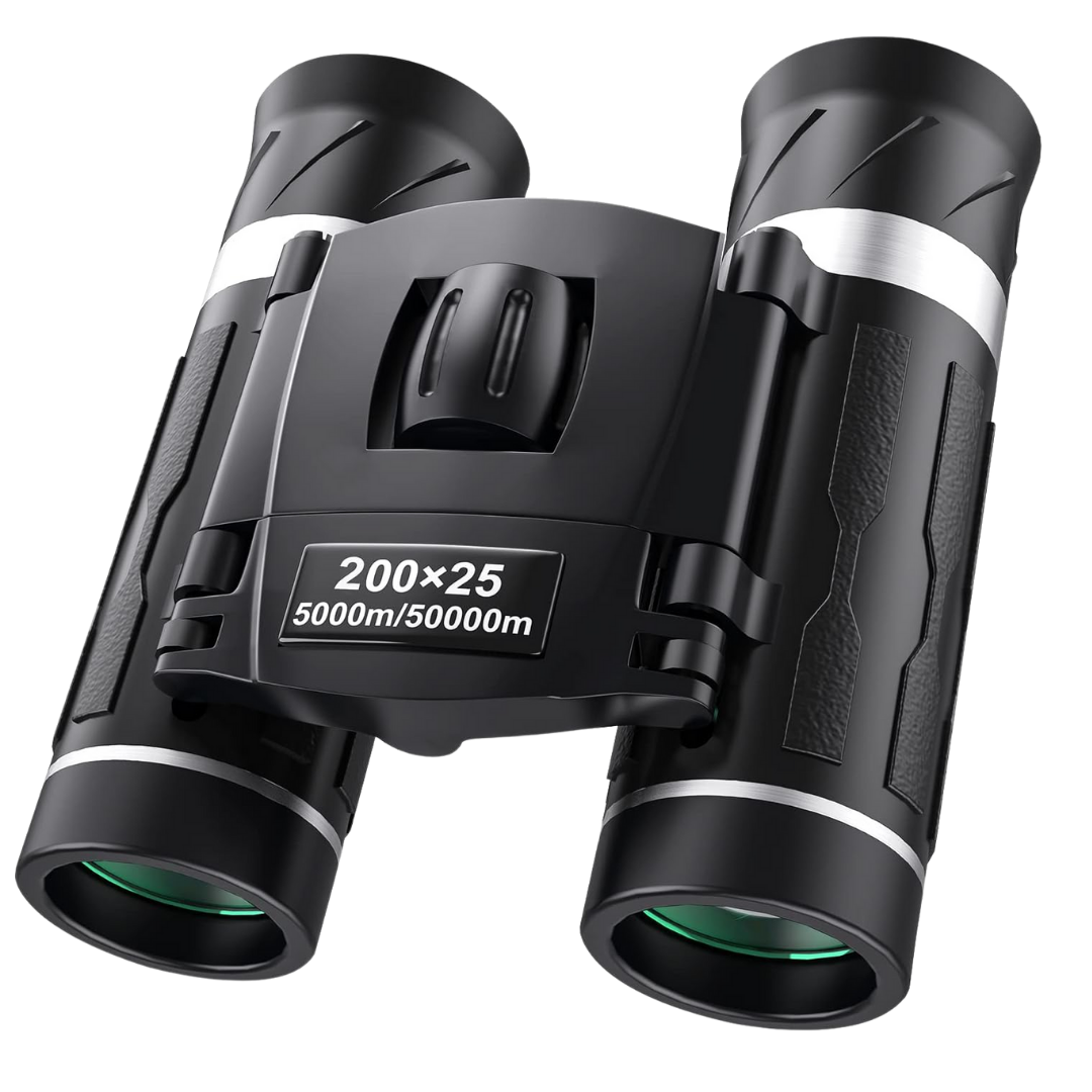 Compact 25mm Zoom Binoculars for Adults and Children - Travel Friendly