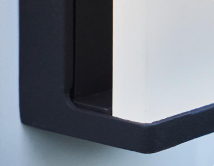 Sleek Solar Wall Light with Glass Shade in Contemporary Design