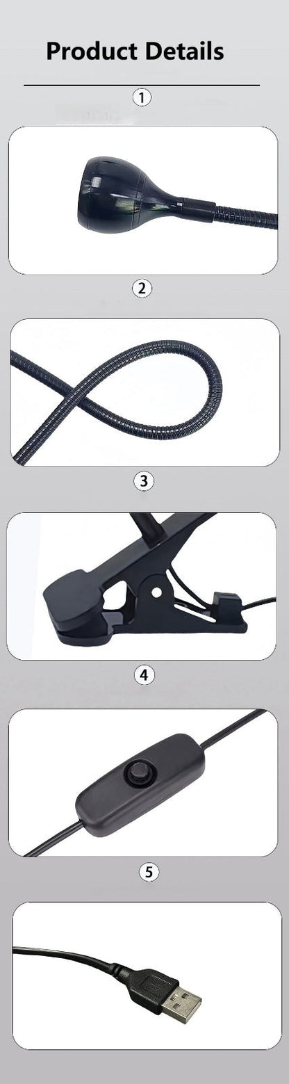 LED Desk Lamp with USB Charging Port