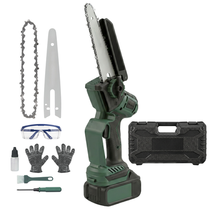 Battery-Powered Mini Chainsaw for Wood Cutting - 20V Cordless