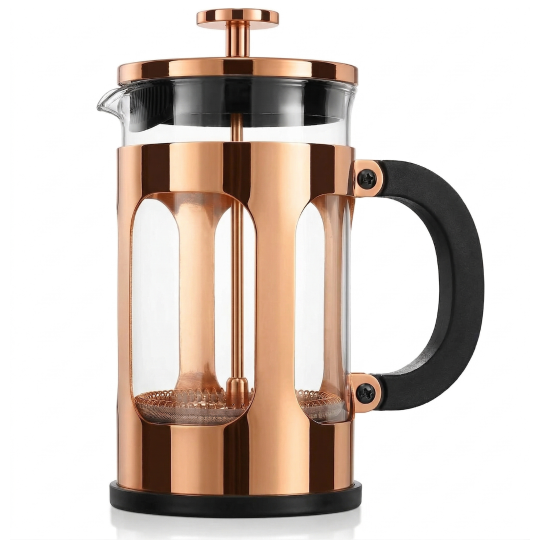 Glass French Press for Coffee and Tea, 21 oz with Stainless Steel Filter