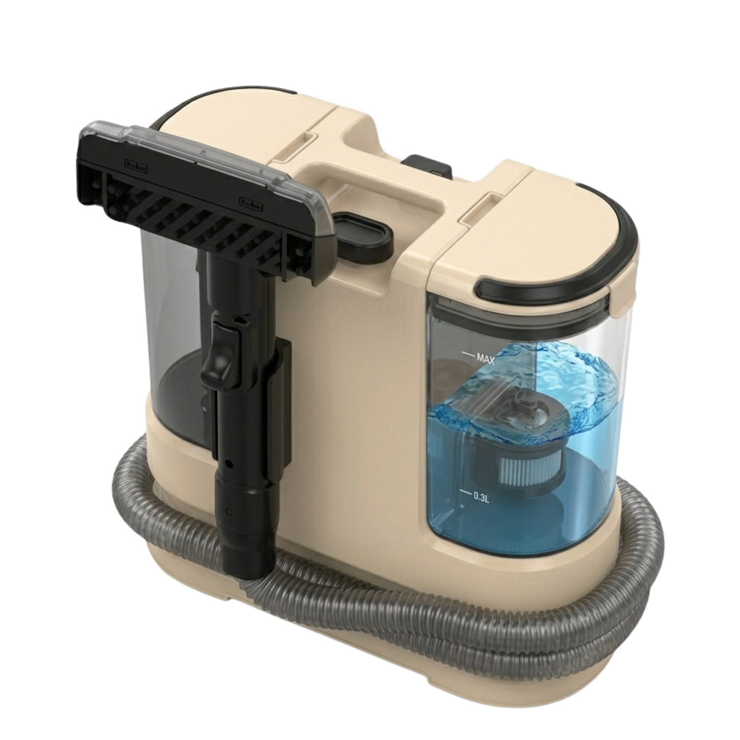 Portable Upholstery Cleaner 21Kpa with Dual Tank Water System