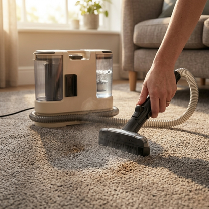 Portable Upholstery Cleaner 21Kpa with Dual Tank Water System