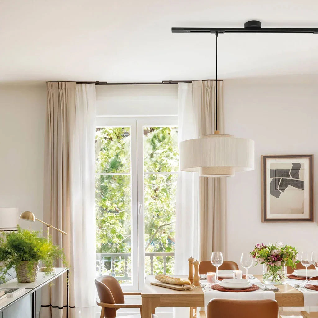 Versatile Ceiling Track Light System with Adjustable Pendant Mount