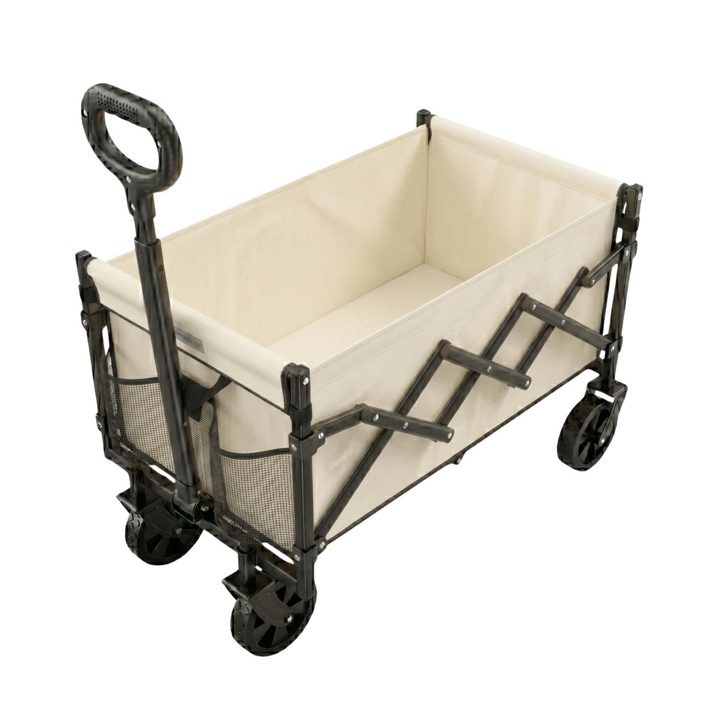 Adjustable Handle Wagon Cart with 220 lb Weight Capacity