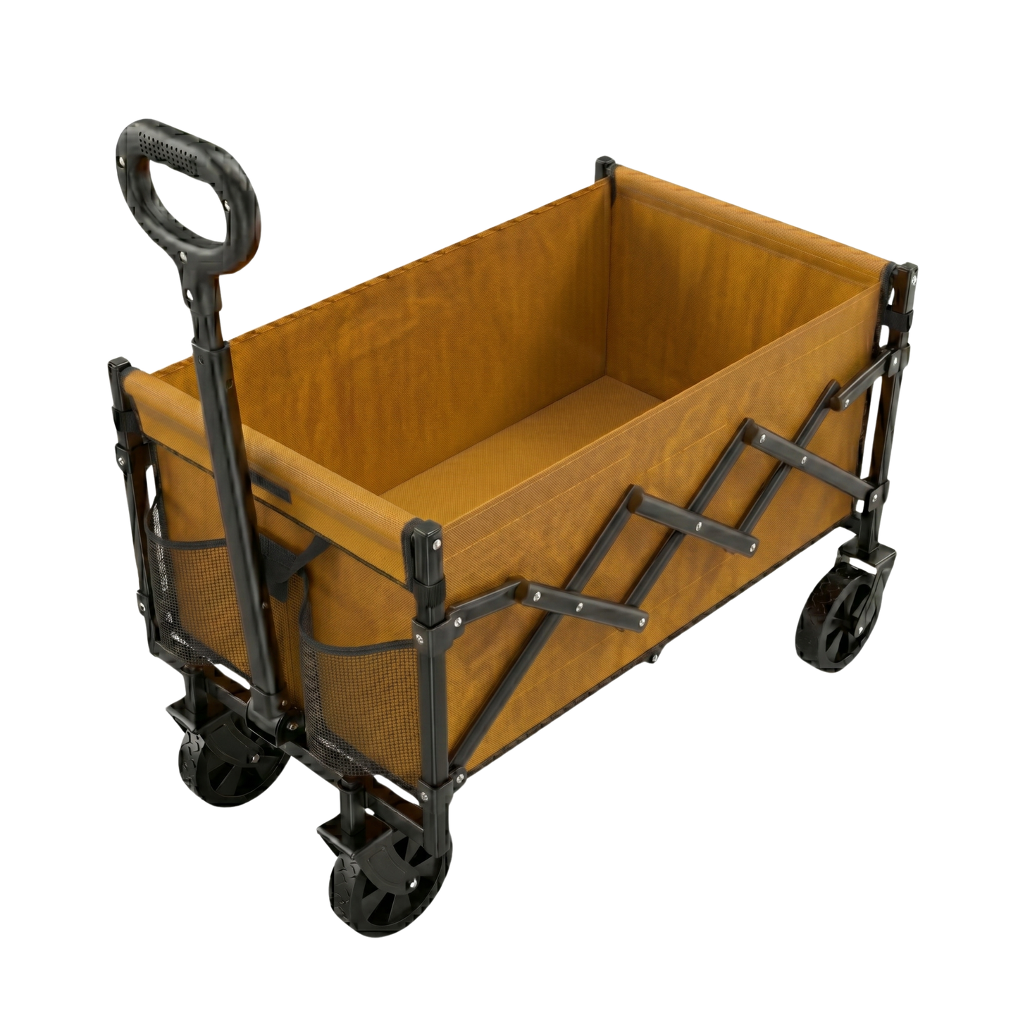 Adjustable Handle Wagon Cart with 220 lb Weight Capacity