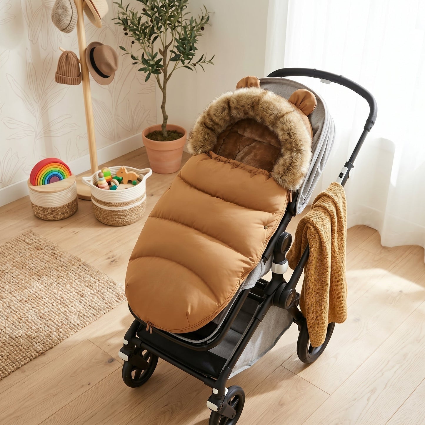 Windproof Footmuff for Strollers