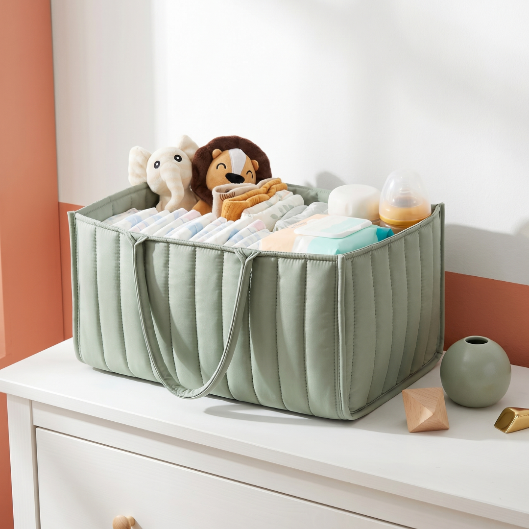 Nursing Essentials Organizer for Baby Nursery