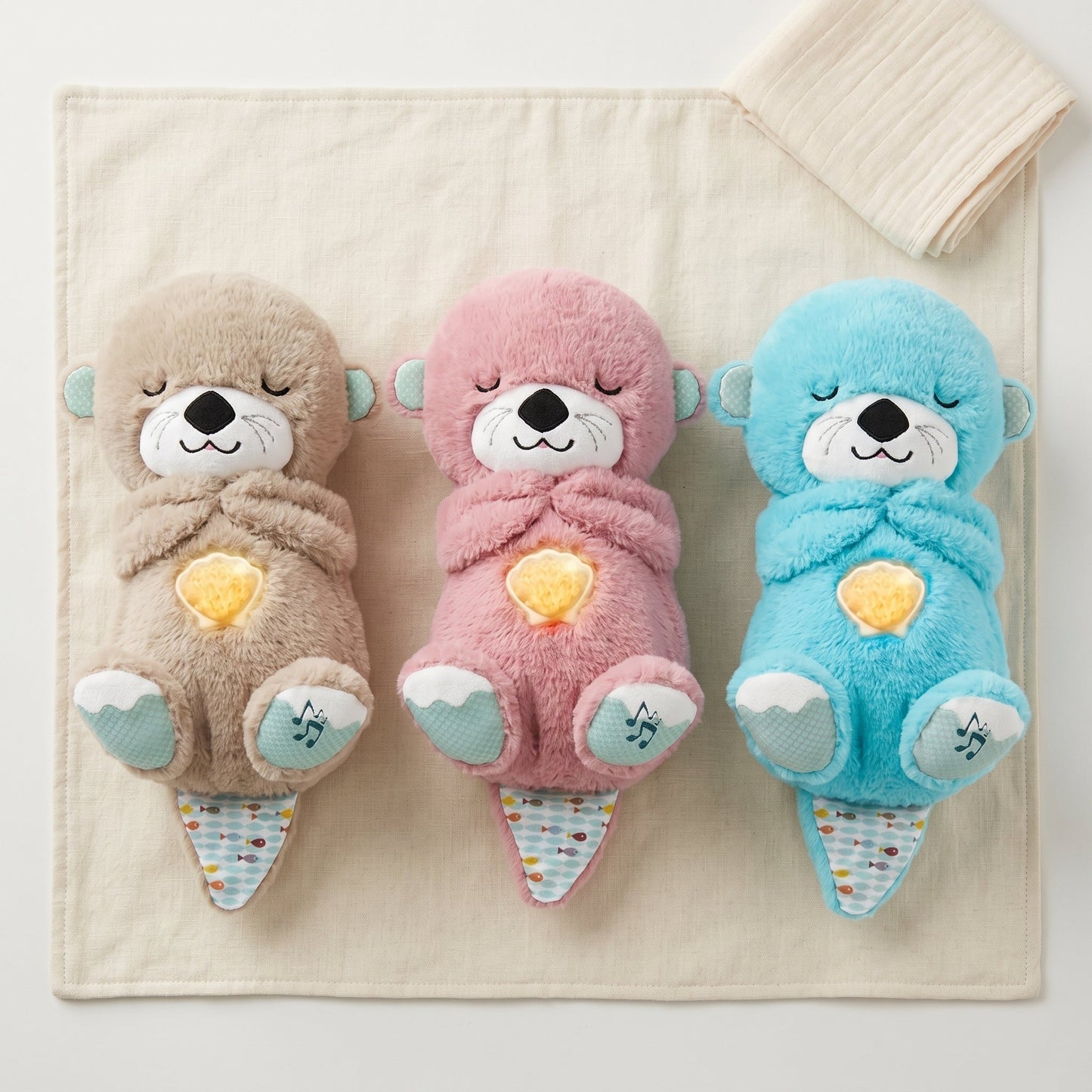 Plush Otter Toy for Calming Breathability