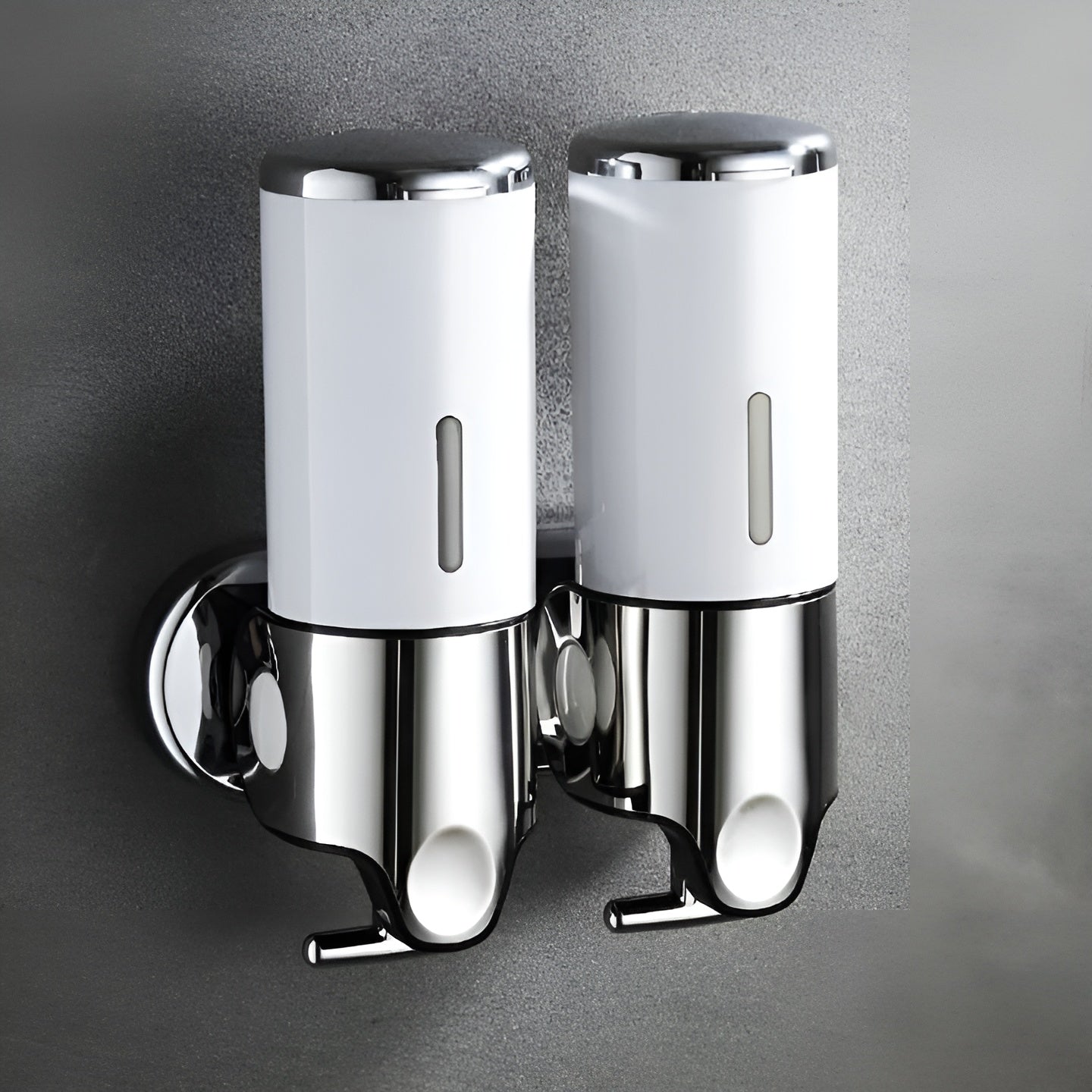 Sleek Marble-Style Wall Soap Dispenser for Effortless Use