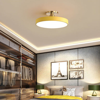 Chic Two-Color LED Ceiling Light with Convenient Remote Control