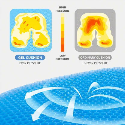 Extra Large Gel Seat Cushion for Cooling Comfort