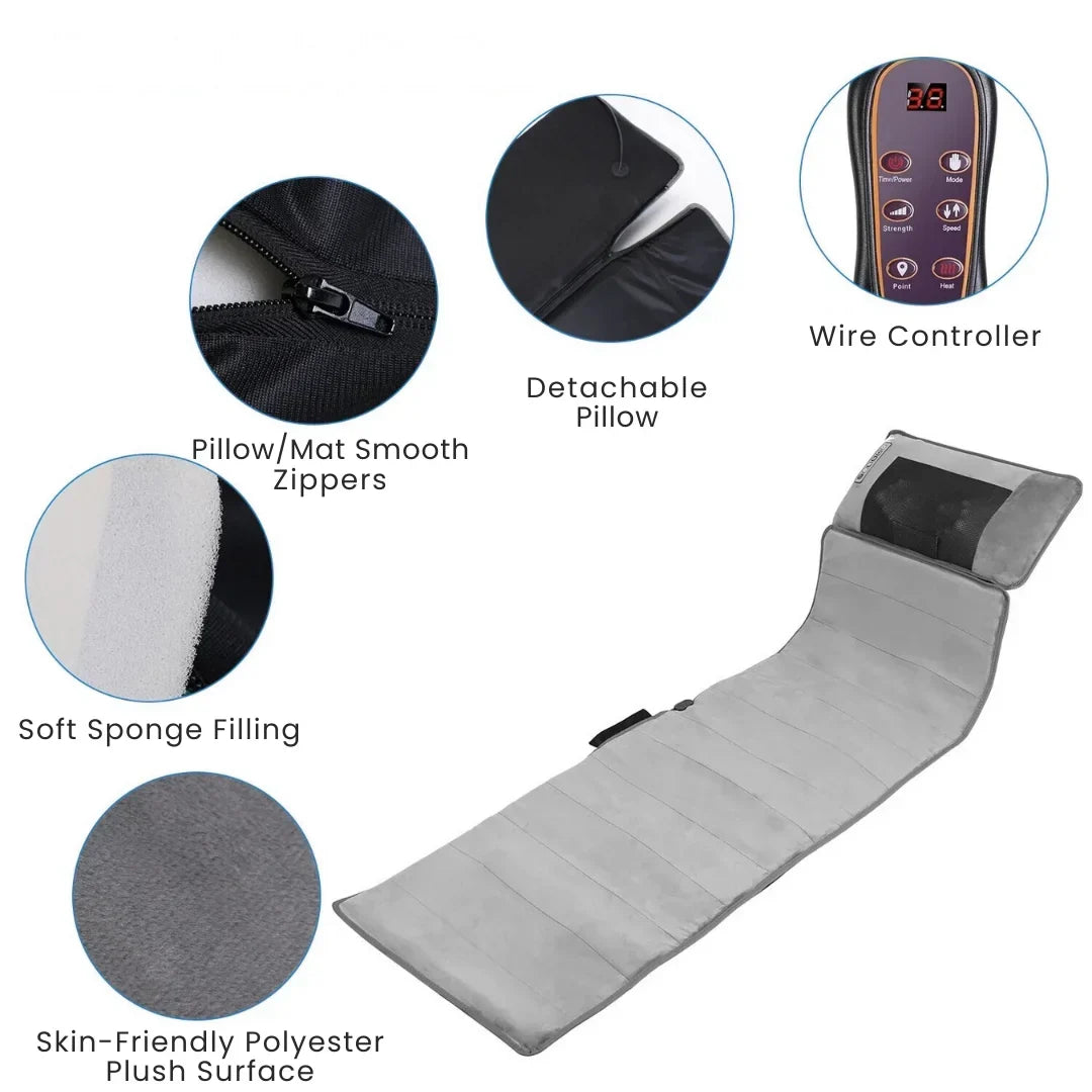 Full Body Massage Mat with Heating Feature
