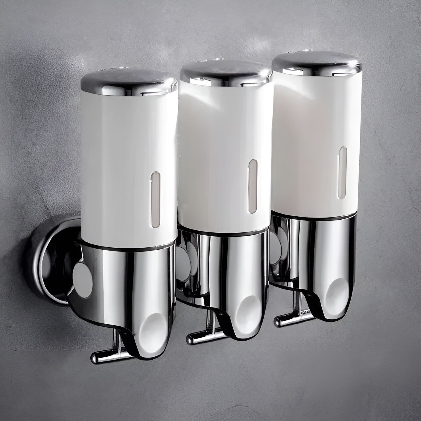 Sleek Marble-Style Wall Soap Dispenser for Effortless Use