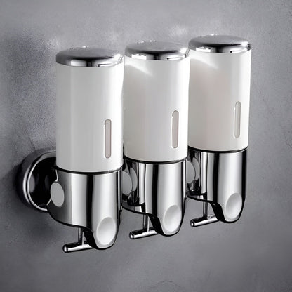 Sleek Marble-Style Wall Soap Dispenser for Effortless Use