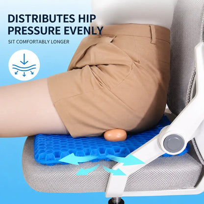 Extra Large Gel Seat Cushion for Cooling Comfort