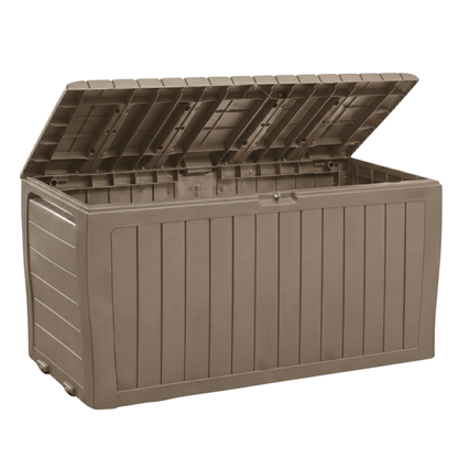 Lockable Latch Storage Box - 250L Capacity with Hinged Lid