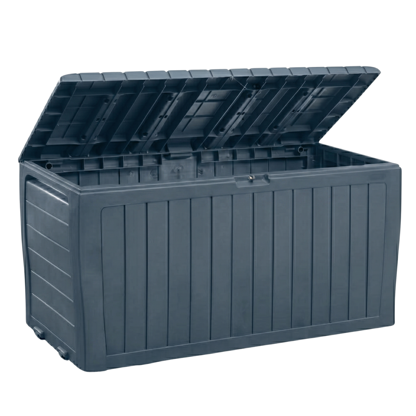 Lockable Latch Storage Box - 250L Capacity with Hinged Lid