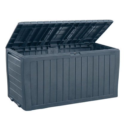 Lockable Latch Storage Box - 250L Capacity with Hinged Lid