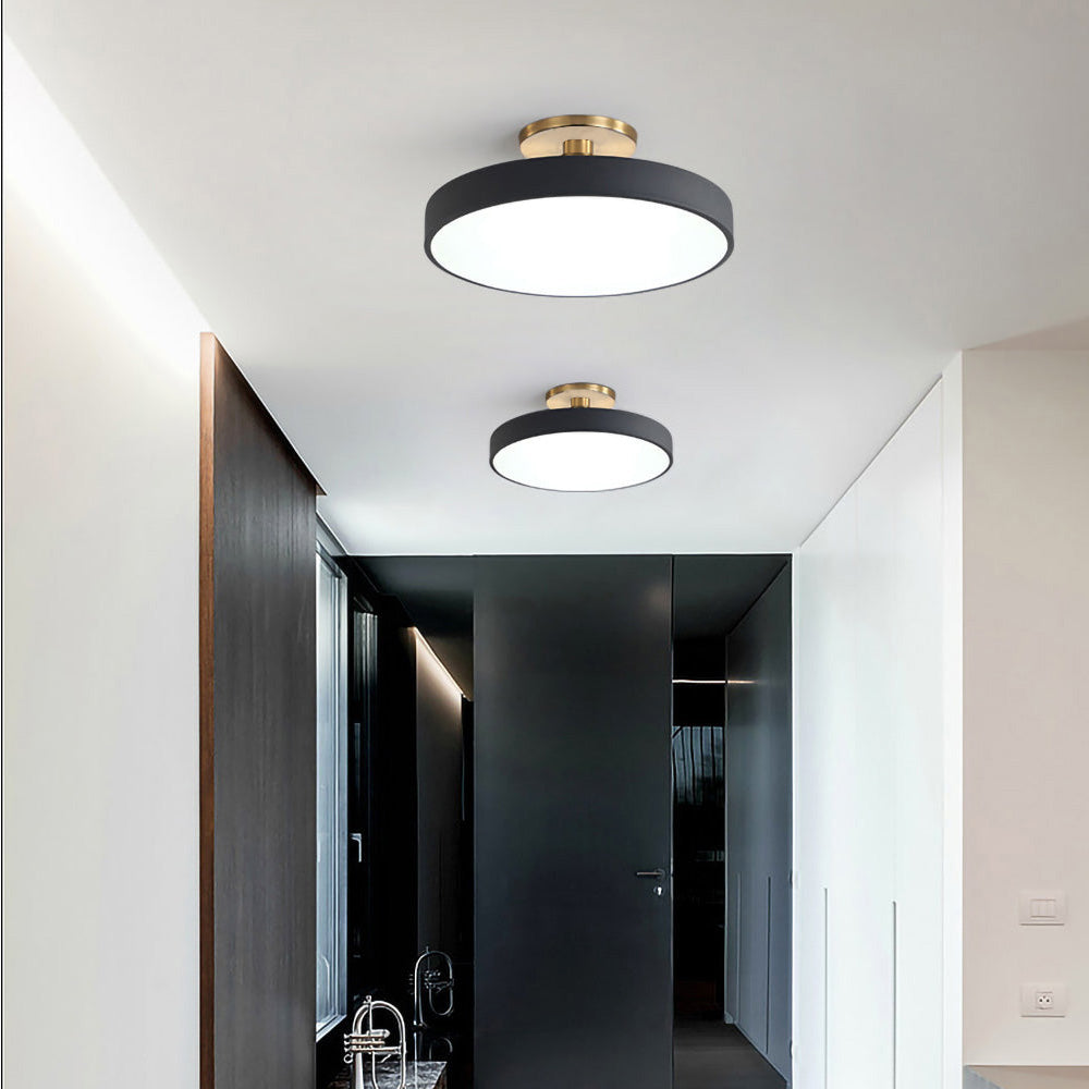Chic Two-Color LED Ceiling Light with Convenient Remote Control