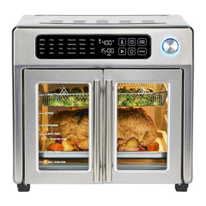 26-Quart Air Fryer and Toaster Oven with 24 Cooking Functions