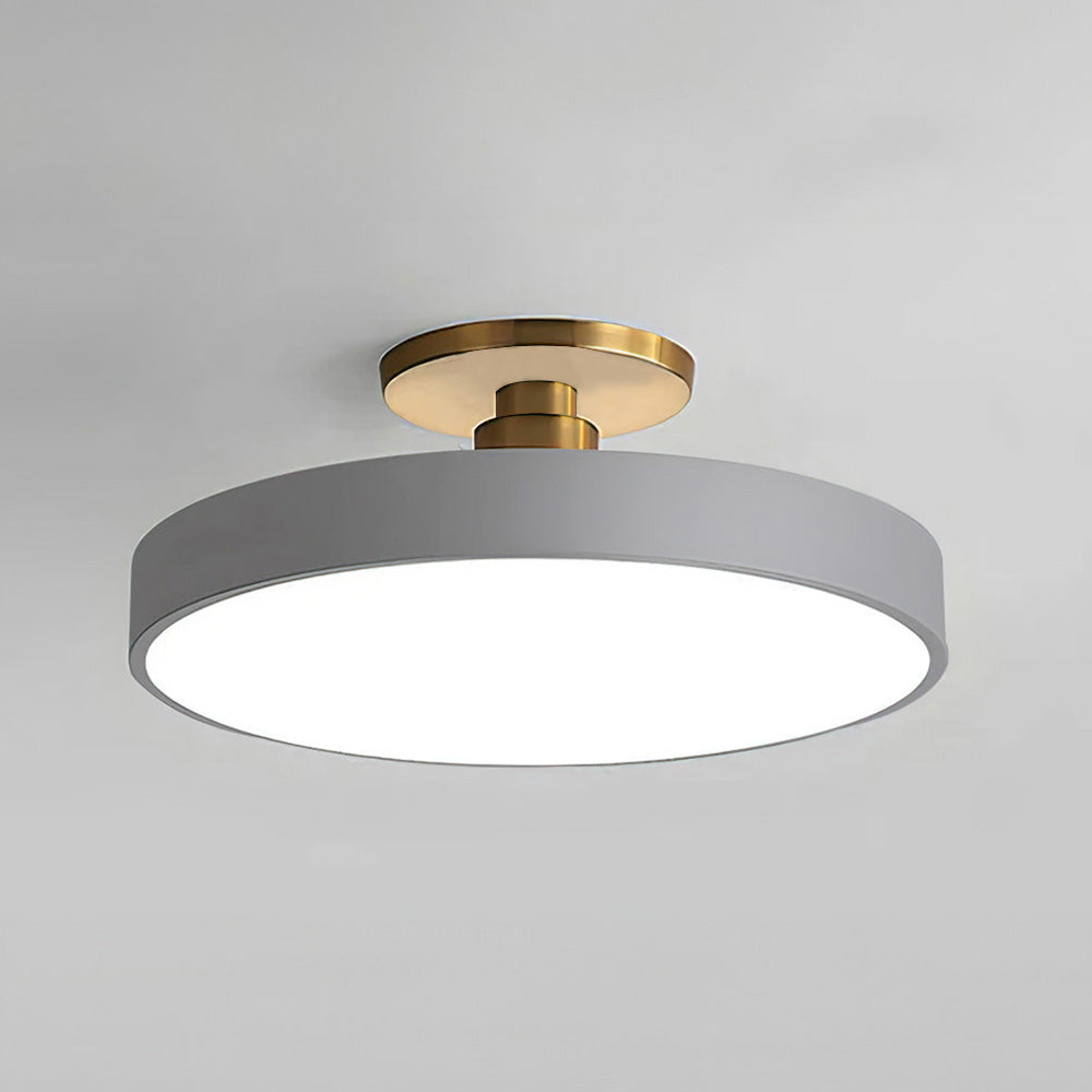 Chic Two-Color LED Ceiling Light with Convenient Remote Control