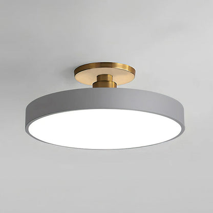 Chic Two-Color LED Ceiling Light with Convenient Remote Control