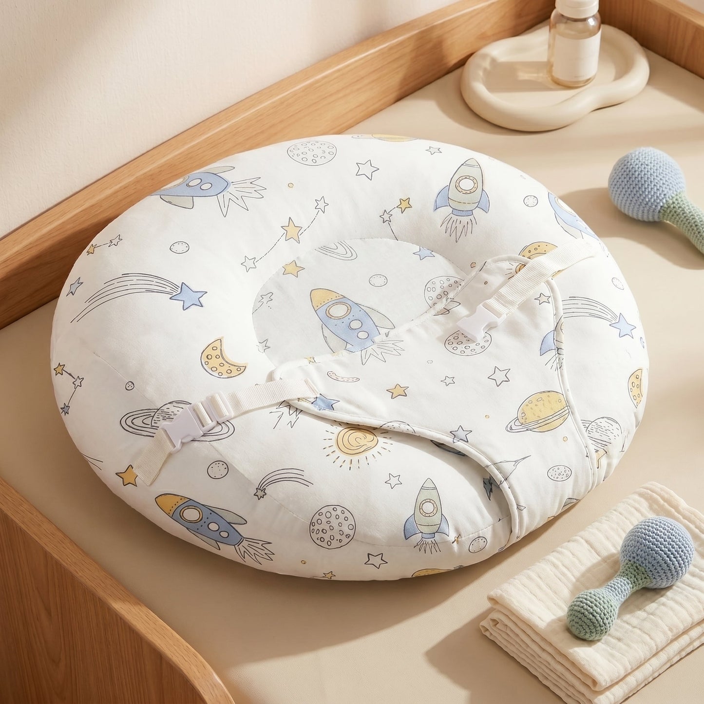 Supportive Cushion with Cloud Slope Design