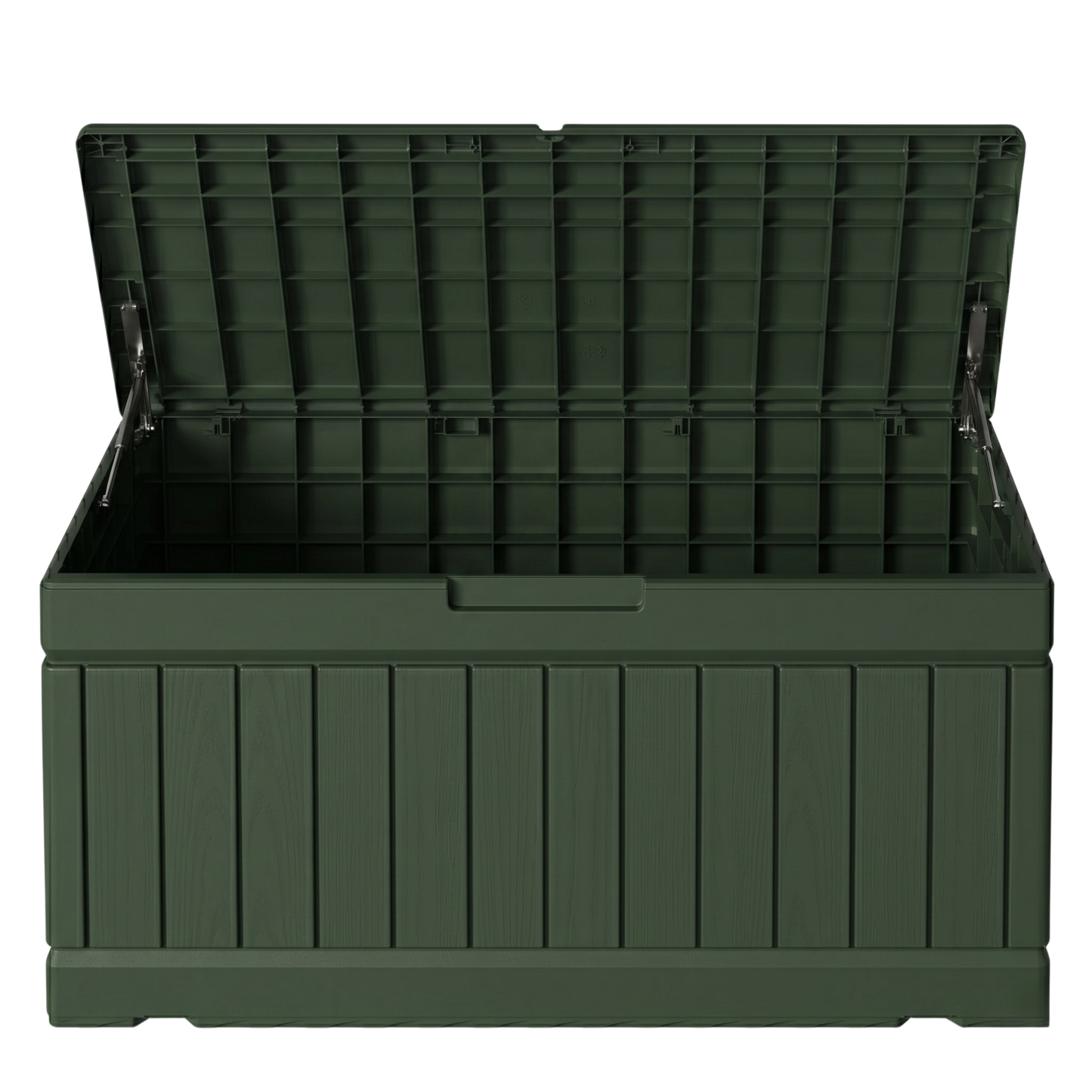 Hydraulic Lid Storage Box - 295L Resin Deck Organizer