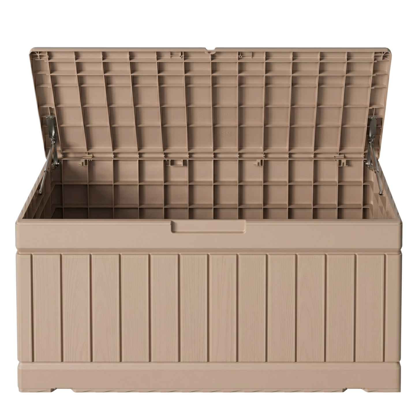 Hydraulic Lid Storage Box - 295L Resin Deck Organizer