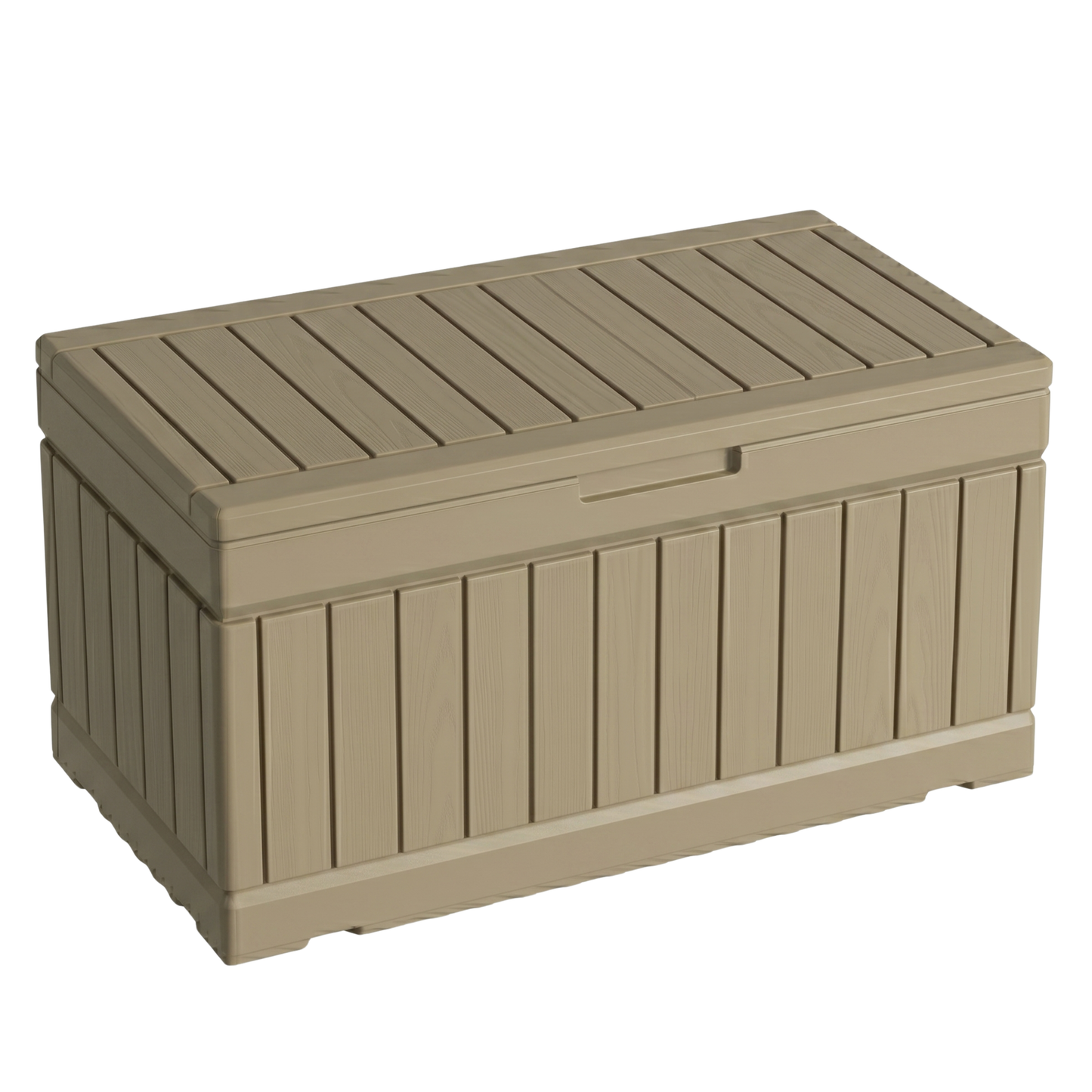 Hydraulic Lid Storage Box - 295L Resin Deck Organizer