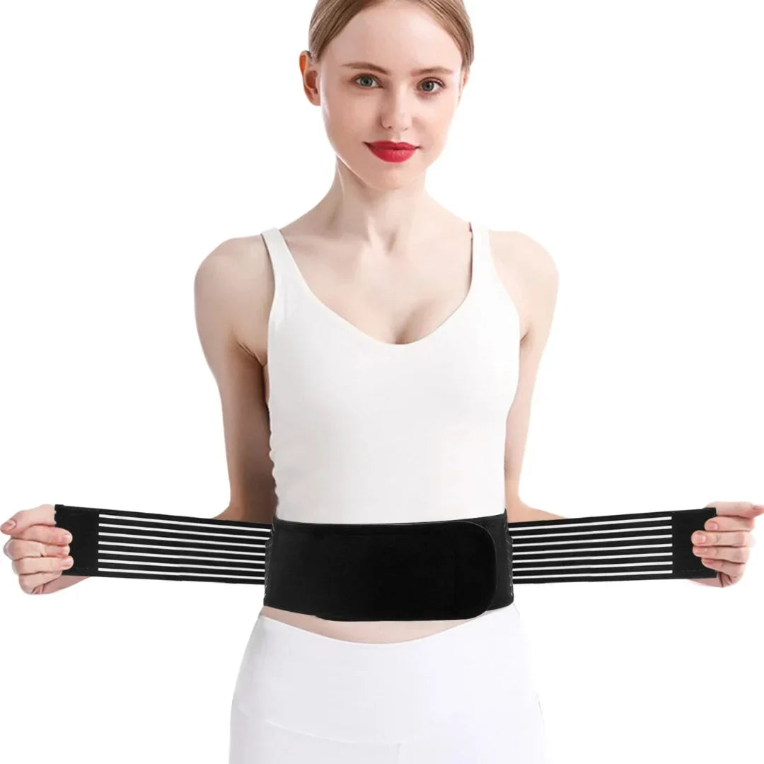 Waist Support Belt with Magnetic Self-Heating Features