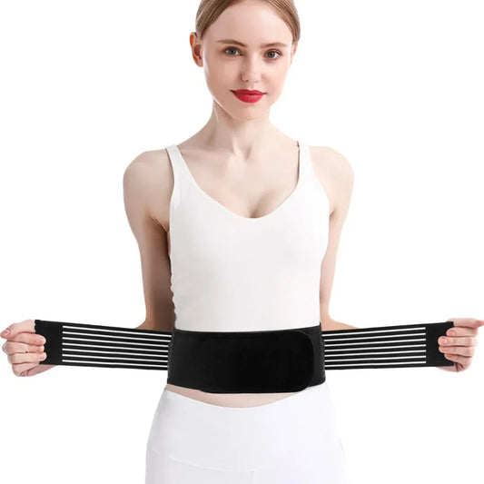 Waist Support Belt with Magnetic Self-Heating Features