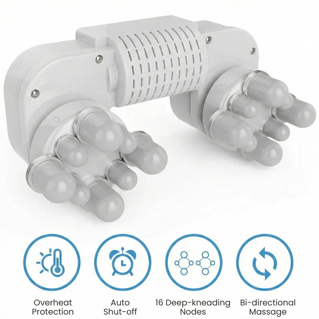 Massage Device for Neck, Shoulders, and Back Relief