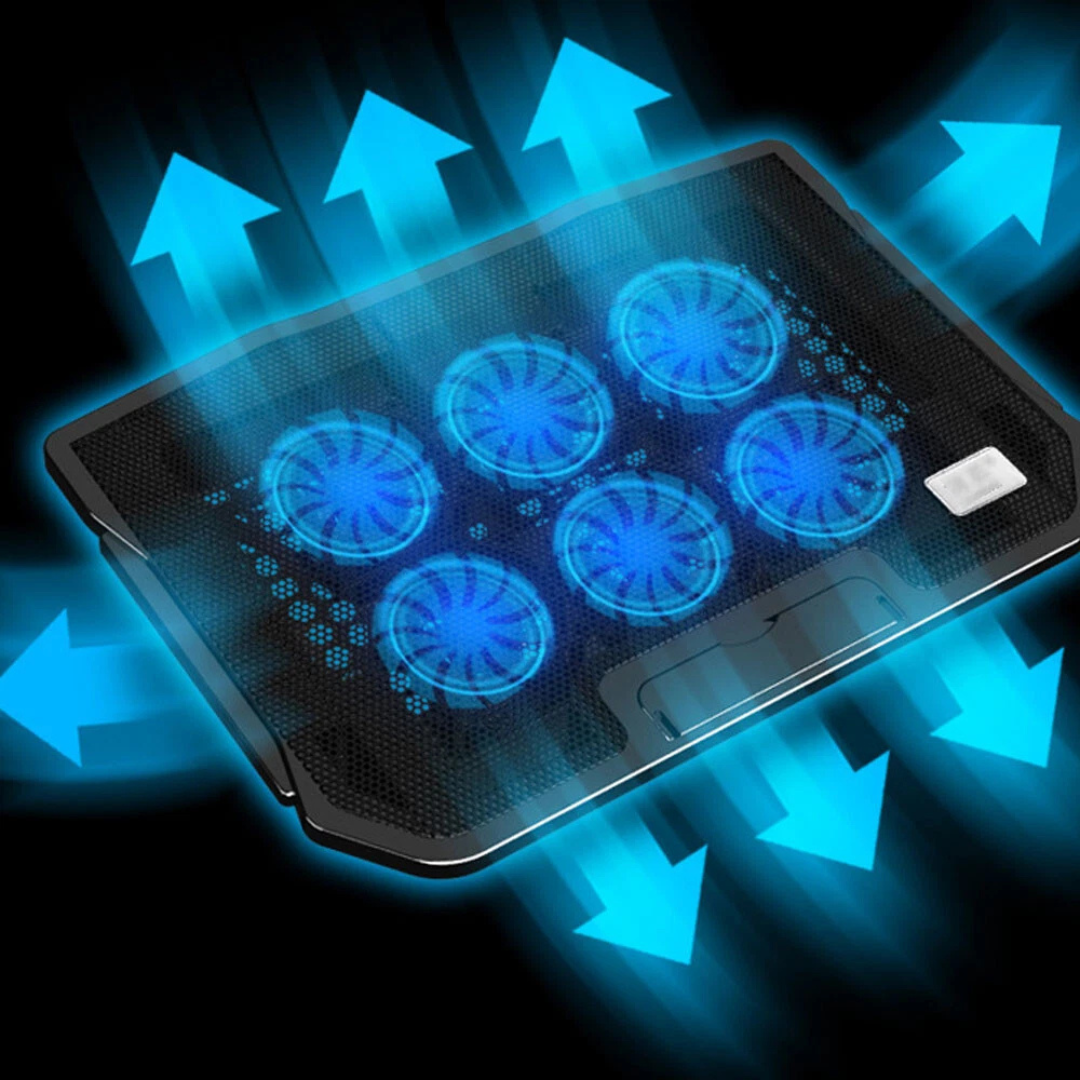 Cooling Pad for Laptops with 6 Fans