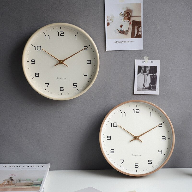 Tranquil Essence Wall Clock – Elegant Wood Design