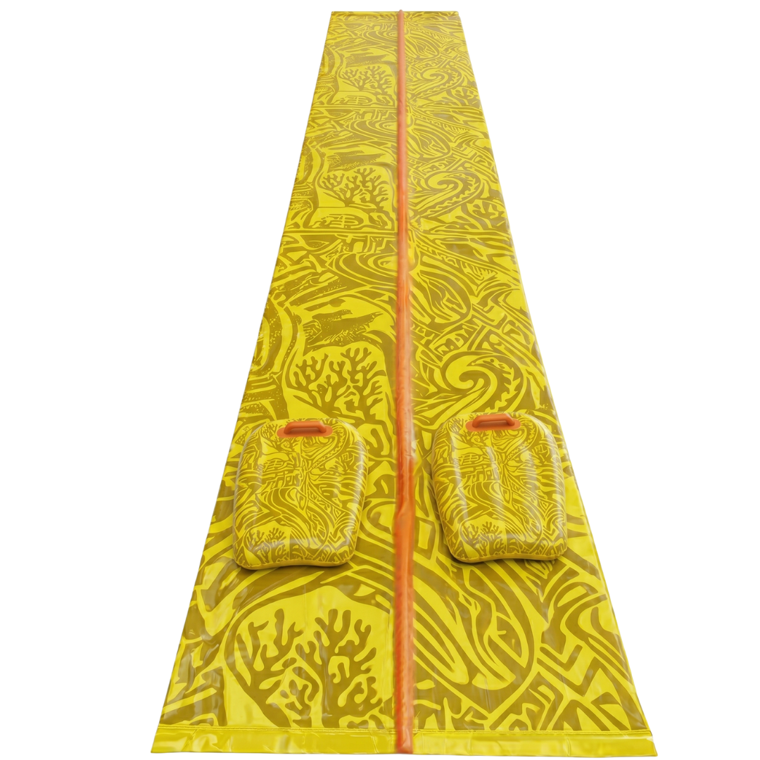 30-Foot by 4.5-Foot Water Slip and Slide for Lawn with Sprinklers & 2 Boards