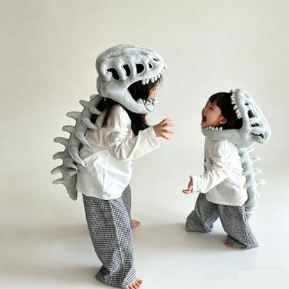 Baby Hoodie in Dinosaur Plush Design
