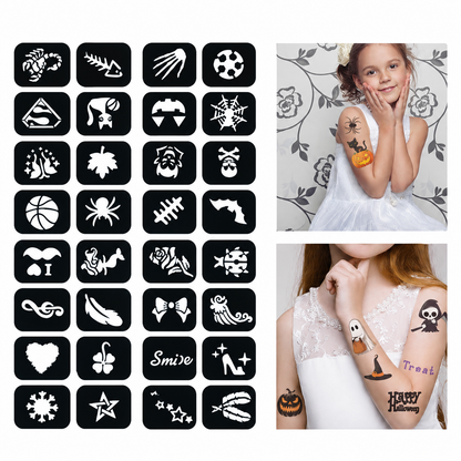 Vibrant UV Body Art Kit for Unforgettable Events