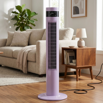 Remote-Controlled 36-Inch Tower Fan with 12-Hour Timer